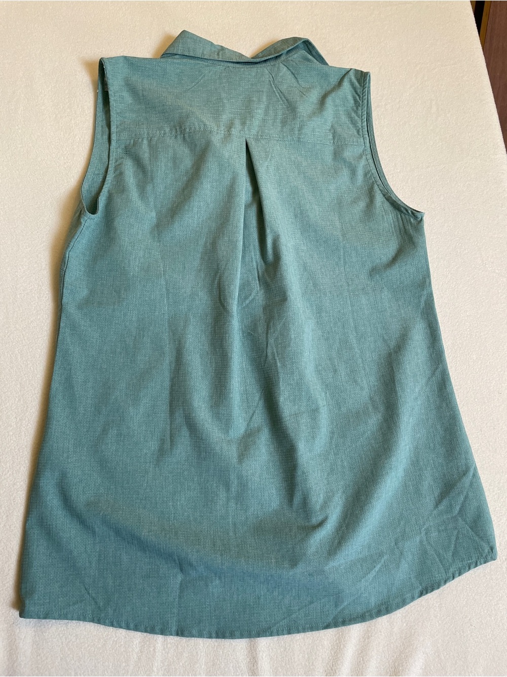 Rustic Ridge Light Teal Button-Up Tank - Teal - Picture 3 of 5